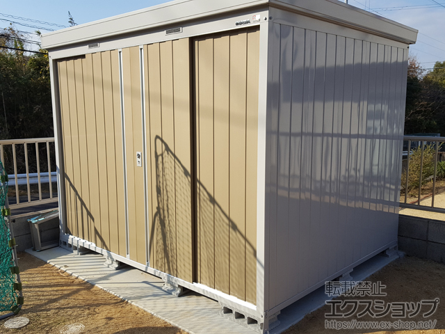 大分県大分市のの物置・屋外倉庫 ネクスタ 一般型 2630×2210×2020 NXN-60S-MB 施工例