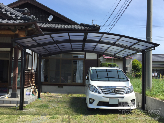 熊本県阿蘇郡高森町ののカーポート レイナツインポートグラン　積雪〜20cm対応 施工例