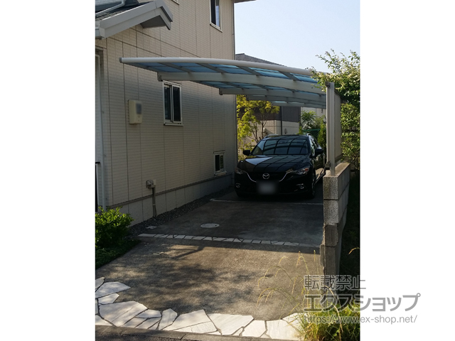 大分県大分市ののカーポート レイナポートグラン 縦連棟　積雪〜20cm対応 施工例