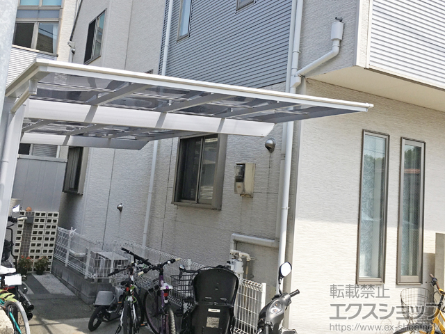 東京都中野区ののカーポート フーゴF (フラットスタイル) 積雪〜20cm対応 施工例