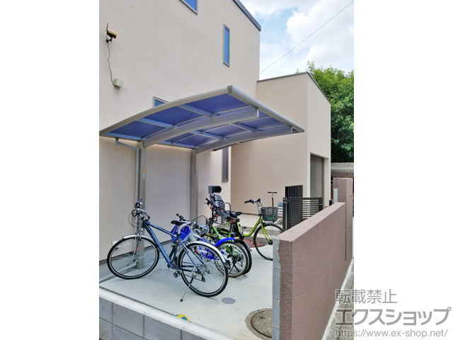 東京都立川市ののサイクルポート・駐輪場 プレシオスポート ミニ 積雪〜20cm対応 施工例