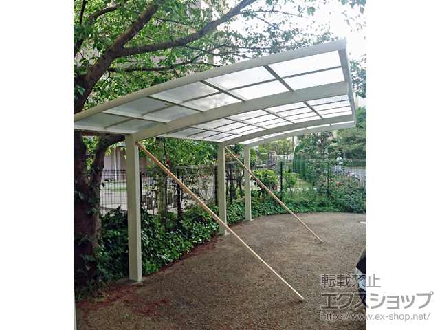 大阪府大阪市ののカーポート レイナポートグラン 延長　積雪〜20cm対応 施工例