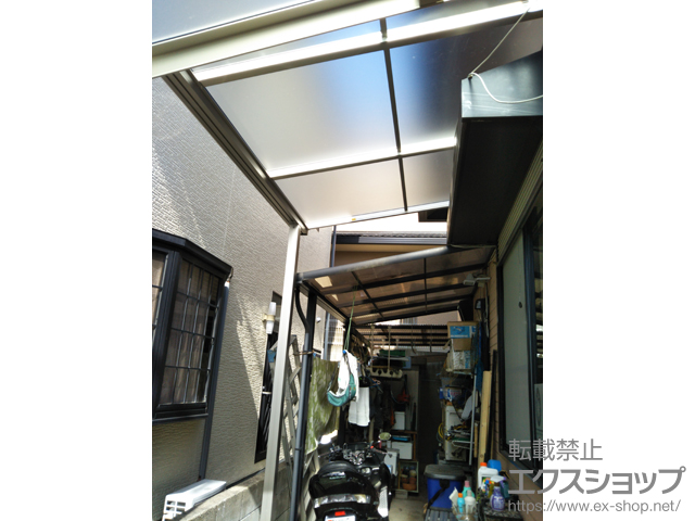 和歌山県和歌山市ののテラス屋根 ヴェクターテラス F型 テラスタイプ 単体 積雪〜20cm対応 施工例