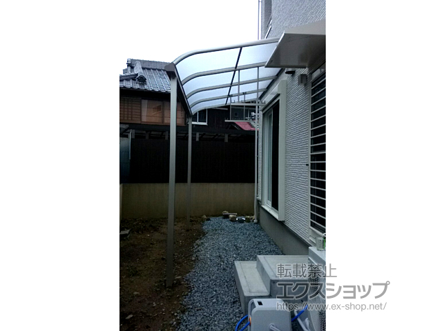 兵庫県加東市ののテラス屋根 ヴェクターテラス R型 テラスタイプ 単体 積雪〜20cm対応 施工例