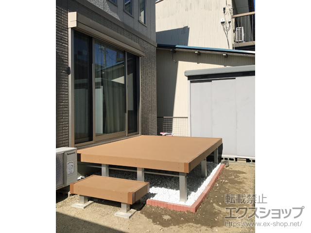 愛知県一宮市ののウッドデッキ マージウッドデッキ 施工例