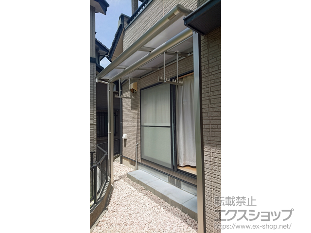 広島県広島市ののテラス屋根 プレシオステラス F型 テラスタイプ 単体 積雪〜20cm対応 施工例