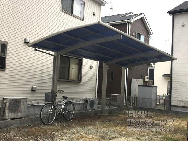 兵庫県姫路市ののカーポート レイナポートグラン 延長　積雪〜20cm対応 施工例