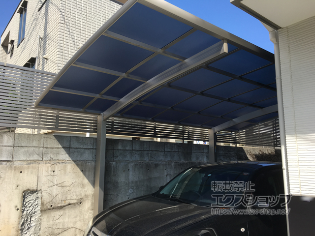神奈川県川崎市ののカーポート プレシオスポート 積雪〜20cm対応 施工例