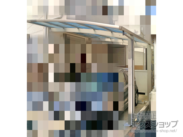 大阪府交野市ののカーポート レイナポートグラン 延長　積雪〜20cm対応 施工例