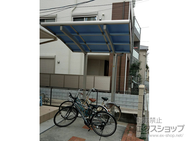 神奈川県川崎市ののサイクルポート・駐輪場 レイナポートグラン ミニ 積雪〜20cm対応 施工例