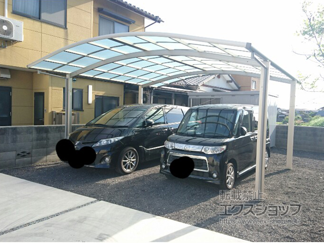 香川県高松市ののカーポート レイナツインポートグラン　積雪〜20cm対応 施工例