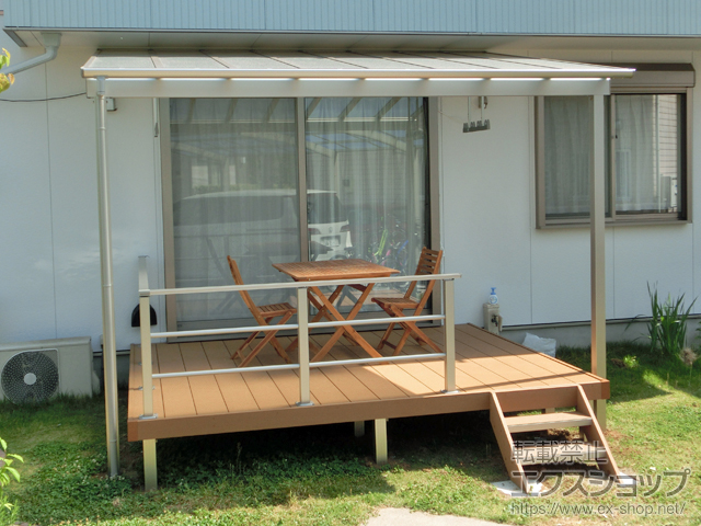 千葉県野田市ののウッドデッキ リウッドデッキ 200 施工例