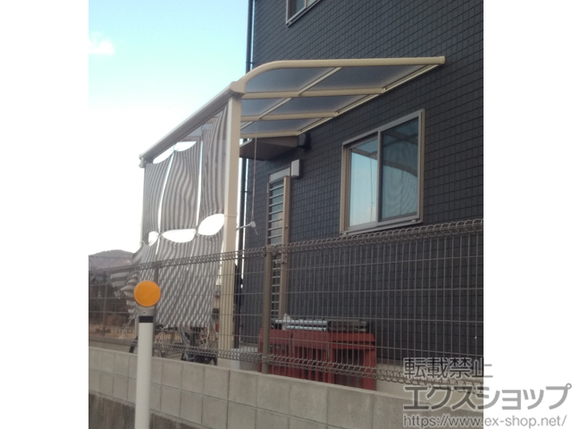 香川県木田郡三木町ののテラス屋根 ヴェクターテラス R型 テラスタイプ 単体 積雪〜20cm対応 施工例
