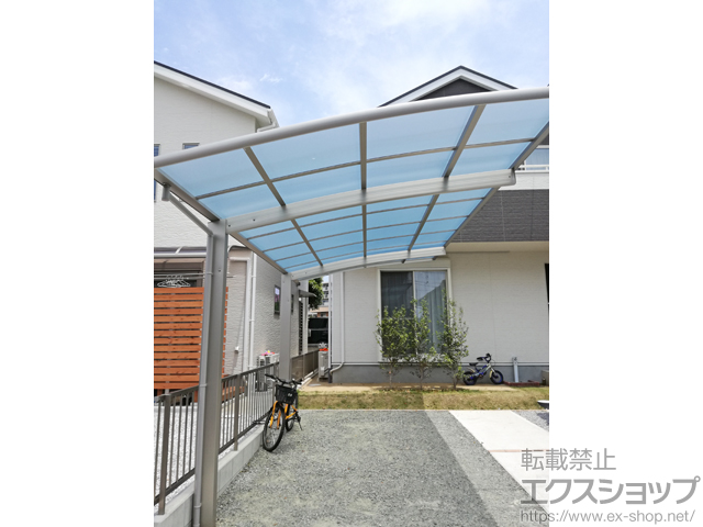 福岡県古賀市ののカーポート レイナポートグラン　積雪〜20cm対応 施工例