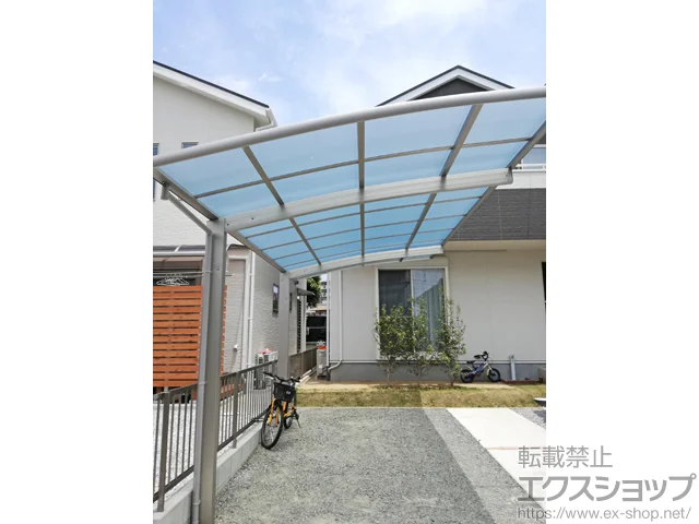 福岡県古賀市のYKKAPのカーポート レイナポートグラン　積雪～20cm対応 施工例