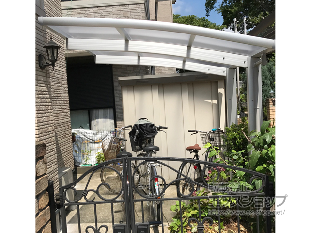 東京都足立区ののサイクルポート・駐輪場 レイナポートグランミニ 積雪〜20cm対応 施工例