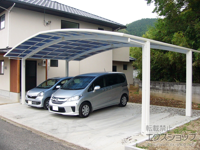 徳島県阿南市ののカーポート レイナトリプルポートグラン　積雪〜20cm対応 施工例