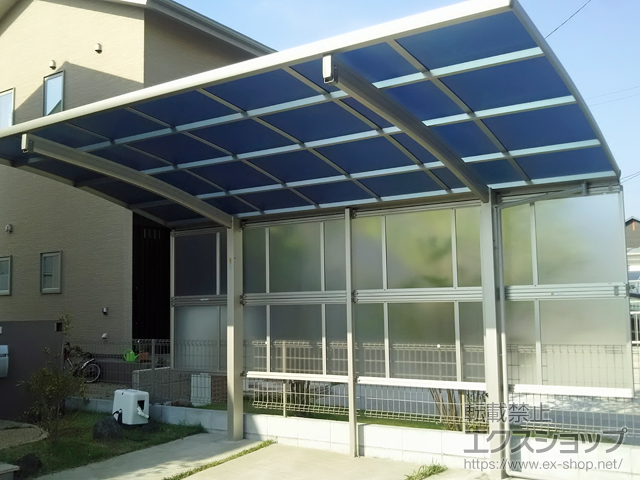 大分県大分市ののカーポート プレシオスポート 積雪〜20cm対応 施工例