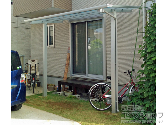 千葉県千葉市ののテラス屋根 エフルージュグランZERO テラスタイプ 積雪〜20cm対応 施工例