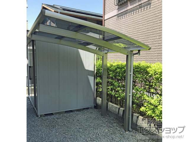 宮崎県宮崎市ののサイクルポート・駐輪場 レイナポートグランミニ 積雪〜20cm対応 施工例