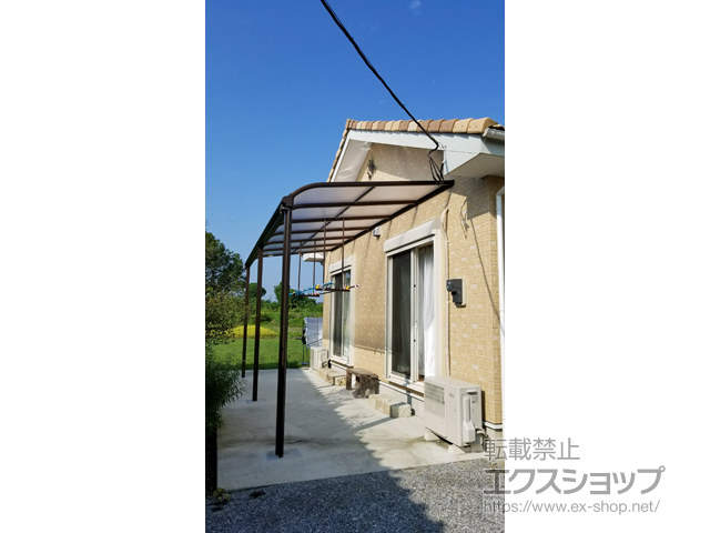 栃木県下都賀郡壬生町ののテラス屋根 ヴェクターテラス R型 テラスタイプ 連棟 積雪〜20cm対応 施工例