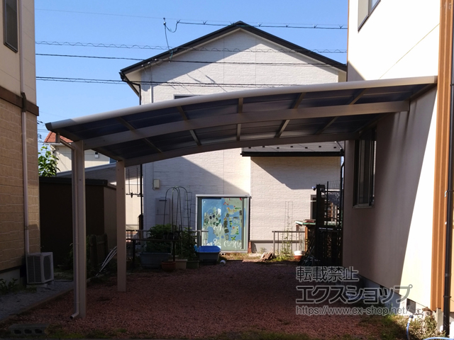 島根県出雲市ののカーポート レイナベーカポートグラン　積雪〜20cm対応 施工例