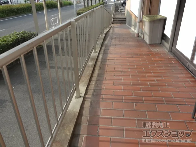 愛知県名古屋市のValue Selectのフェンス・柵・塀 ミエッタフェンス 防犯たて格子タイプ 自由柱 施工例
