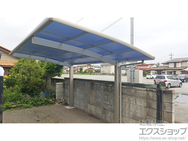 群馬県高崎市ののカーポート プレシオスポート 積雪〜20cm対応 施工例