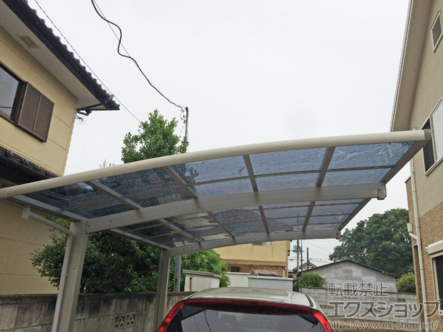 栃木県小山市ののカーポート レイナポートグラン　積雪〜20cm対応 施工例