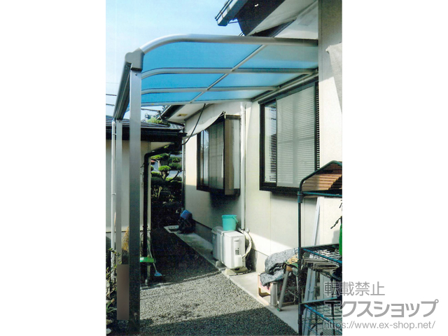 宮崎県北諸県郡三股町ののテラス屋根 ヴェクターテラス R型 テラスタイプ 単体 積雪〜20cm対応 施工例