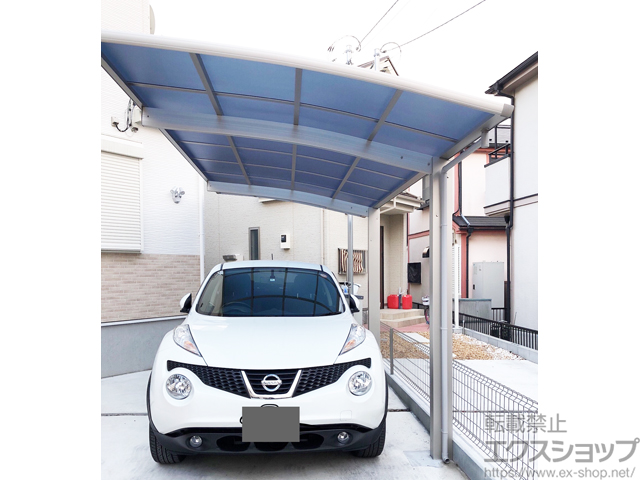 千葉県柏市ののカーポート プレシオスポート 積雪〜20cm対応 施工例