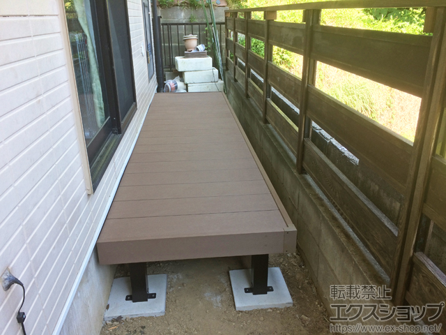 神奈川県横浜市ののウッドデッキ マージウッドデッキ 施工例