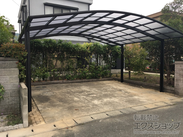 山口県山口市ののカーポート レイナツインポートグラン　積雪〜20cm対応 施工例