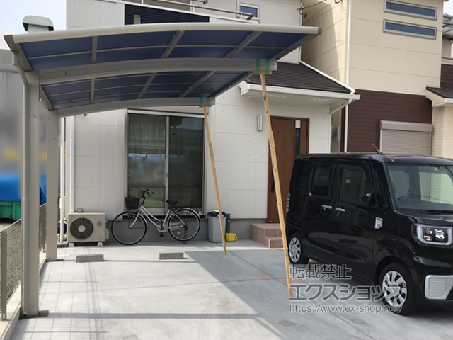 大阪府堺市ののカーポート プレシオスポート 積雪〜20cm対応 施工例