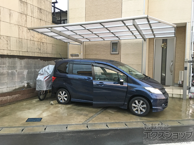 千葉県松戸市ののカーポート エフルージュグラン　積雪〜20cm対応 施工例