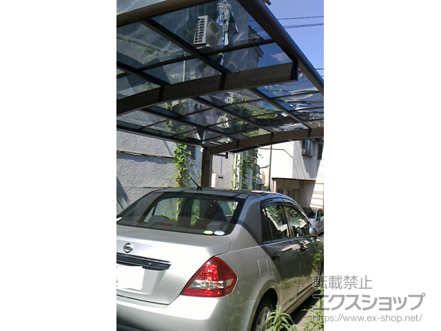 東京都中野区ののカーポート プレシオスポート 積雪〜20cm対応 施工例