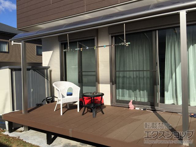 愛知県豊橋市ののウッドデッキ リウッドデッキ 200 施工例