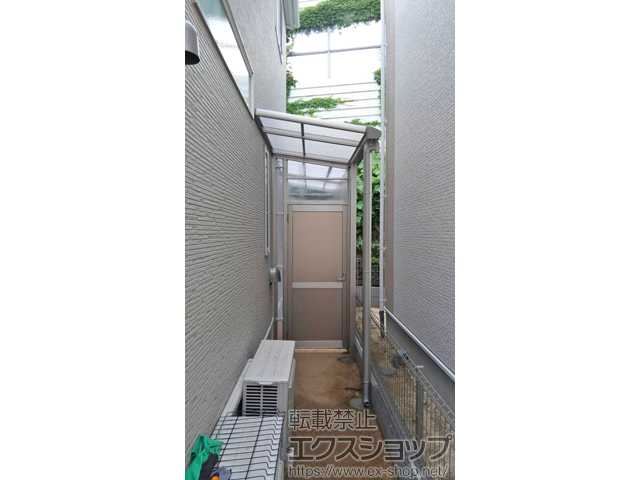 埼玉県新座市ののテラス屋根 プレシオステラス F型 テラスタイプ 単体 積雪〜20cm対応 施工例