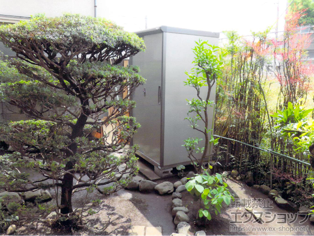 東京都西東京市のの物置・屋外倉庫 ナイソーシスター 一般型 1100×900×1920 KMX-119E-P 施工例