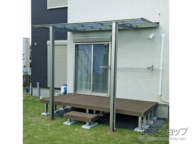 千葉県印西市ののウッドデッキ リウッドデッキ 200 施工例