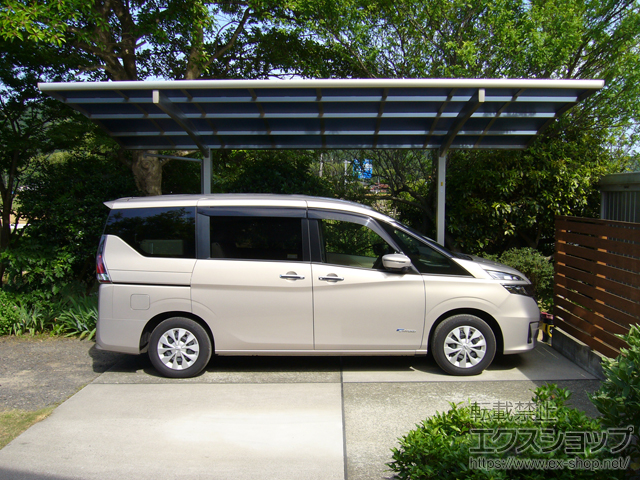 山口県下関市ののカーポート レイナポートグラン　積雪〜20cm対応 施工例