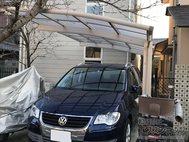 兵庫県伊丹市ののカーポート レイナポートグラン 積雪〜20cm対応 施工例