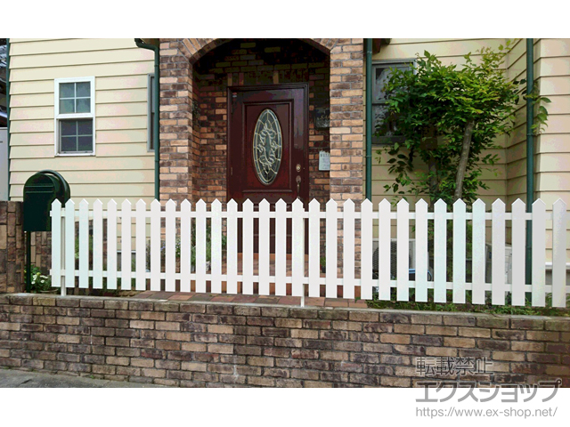 福岡県筑紫郡那珂川町ののフェンス・柵 アメリカンフェンス1型 フリーポールタイプ 施工例