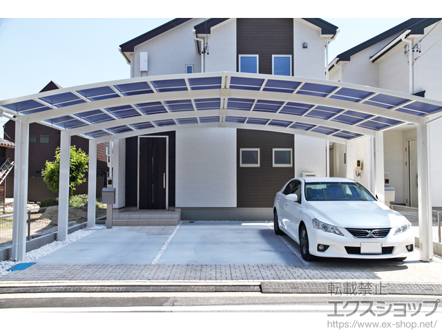 愛知県岡崎市ののカーポート レイナトリプルポートグラン　積雪〜20cm対応 施工例