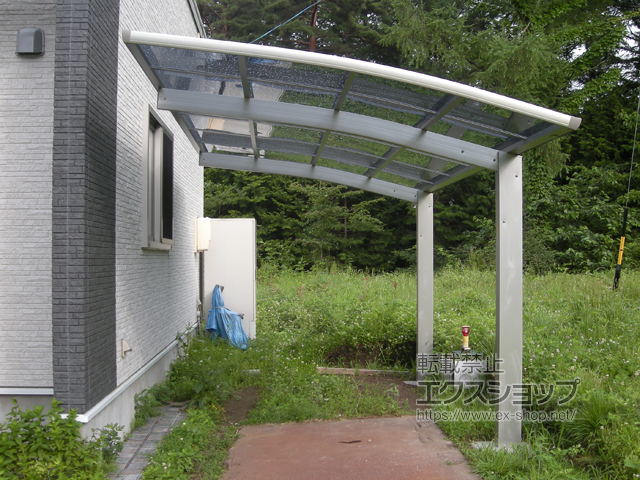 長野県小諸市ののカーポート プレシオスポート 積雪〜20cm対応 施工例