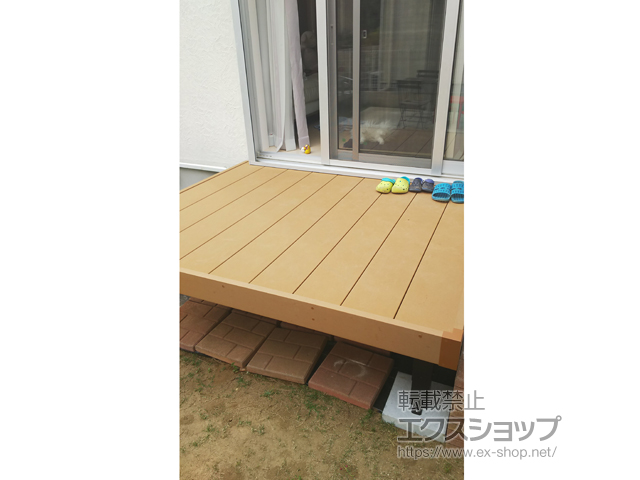 千葉県印西市ののウッドデッキ リウッドデッキ 200 施工例