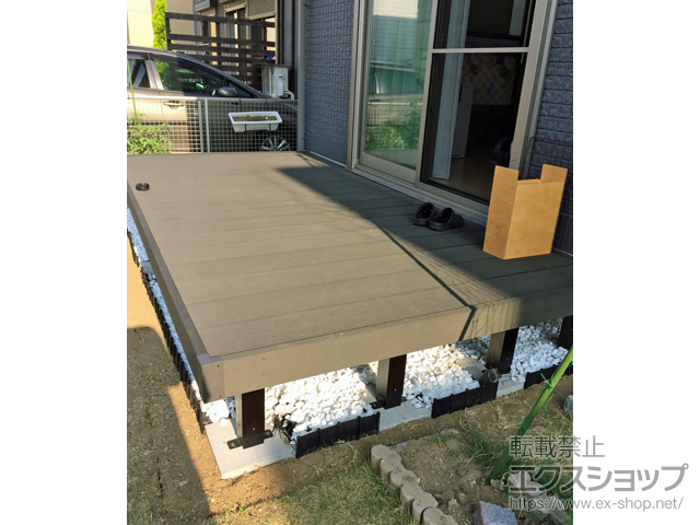 千葉県成田市ののウッドデッキ リウッドデッキ 200 施工例