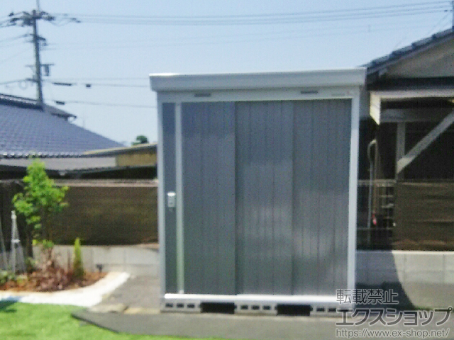 福岡県北九州市のの物置・屋外倉庫 ネクスタ 一般型 1790×1370×2020 NXN-25S-PG 施工例