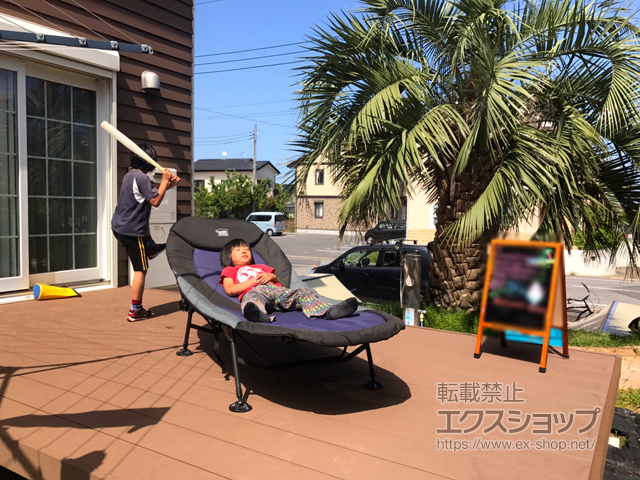 千葉県一宮町ののウッドデッキ リウッドデッキ 200 施工例