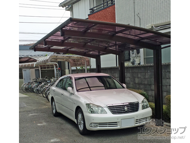 東京都八王子市ののカーポート レイナポートグラン50　積雪〜50cm対応 *柱3本 施工例